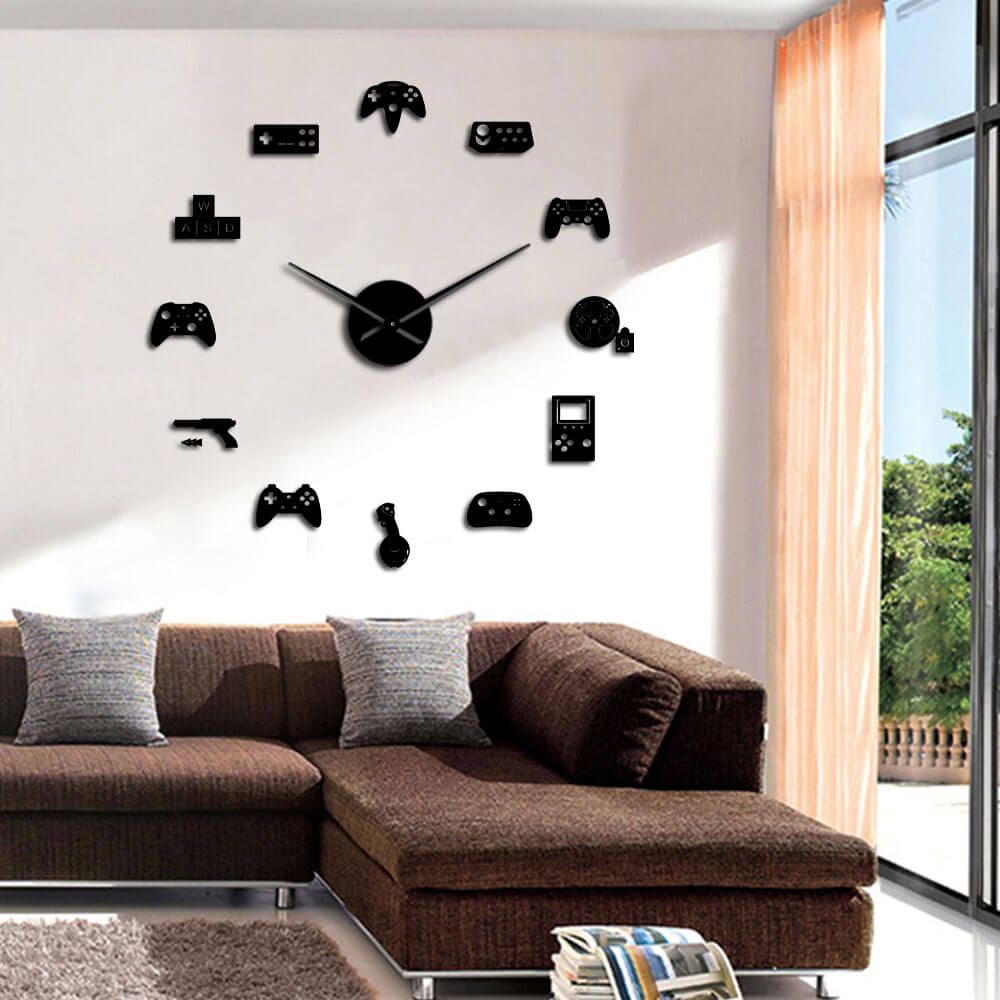 DIY Wall Clock  | Game Controller | 19'' - 37'' | AWC020