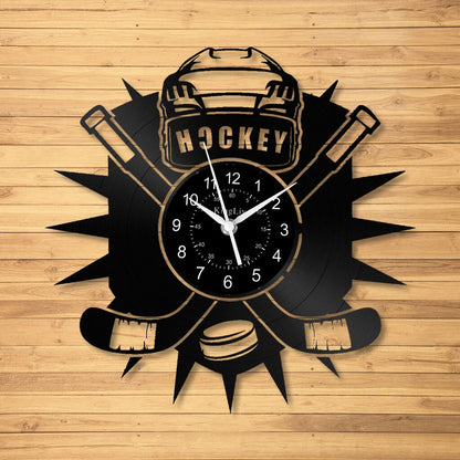LED Vinyl Wall Clock | Hockey | 12''