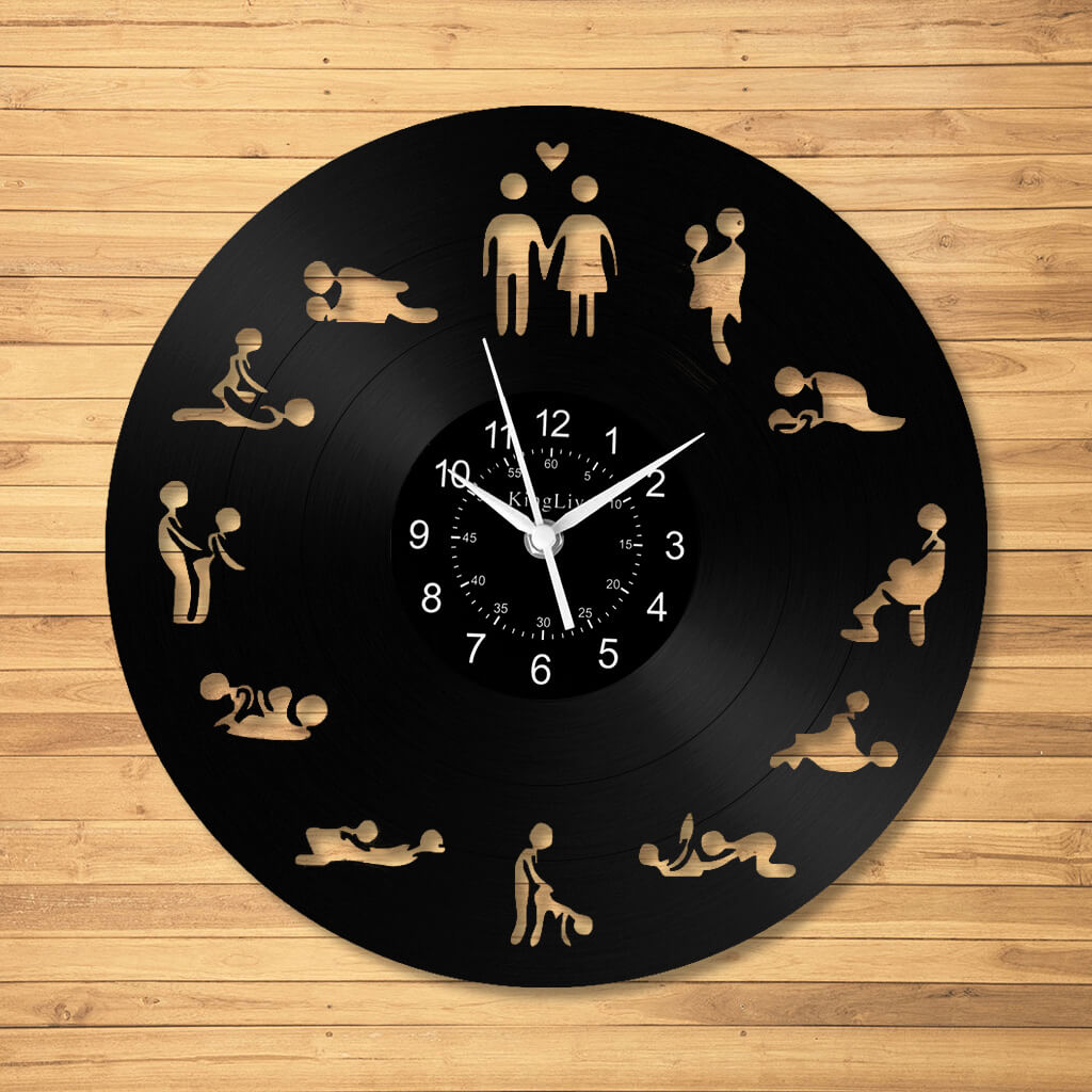 LED Vinyl Wall Clock | Sex | 12'' | 0263WPB