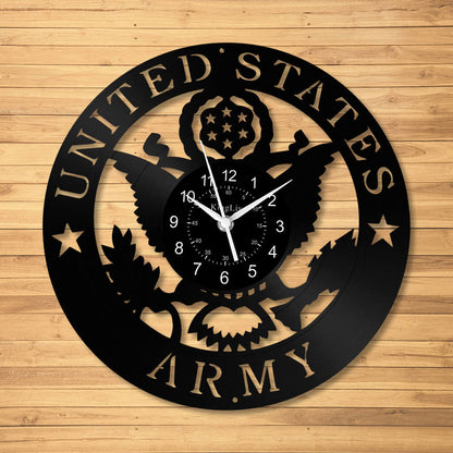 LED Vinyl Wall Clock |  United States Army | 12'' | 0276WPB