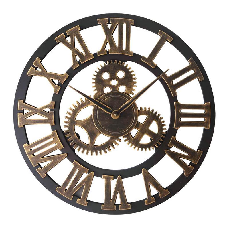 vintage steampunk wall clock 