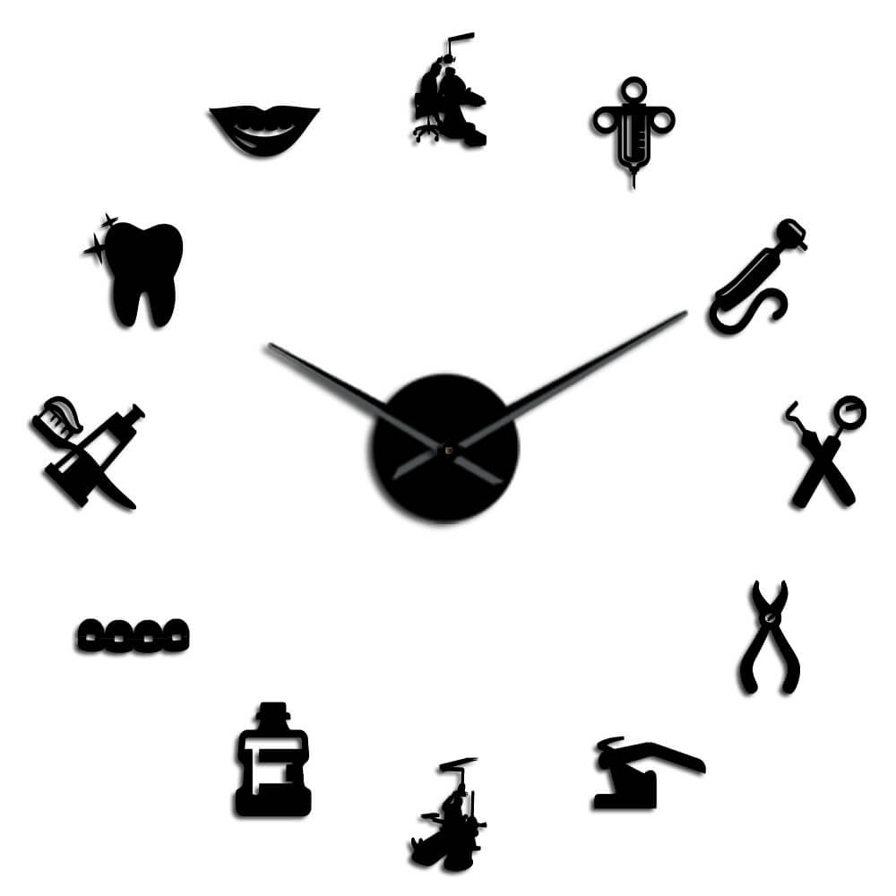 DIY Wall Clock  | Dentist | 19'' - 37'' | AWC004