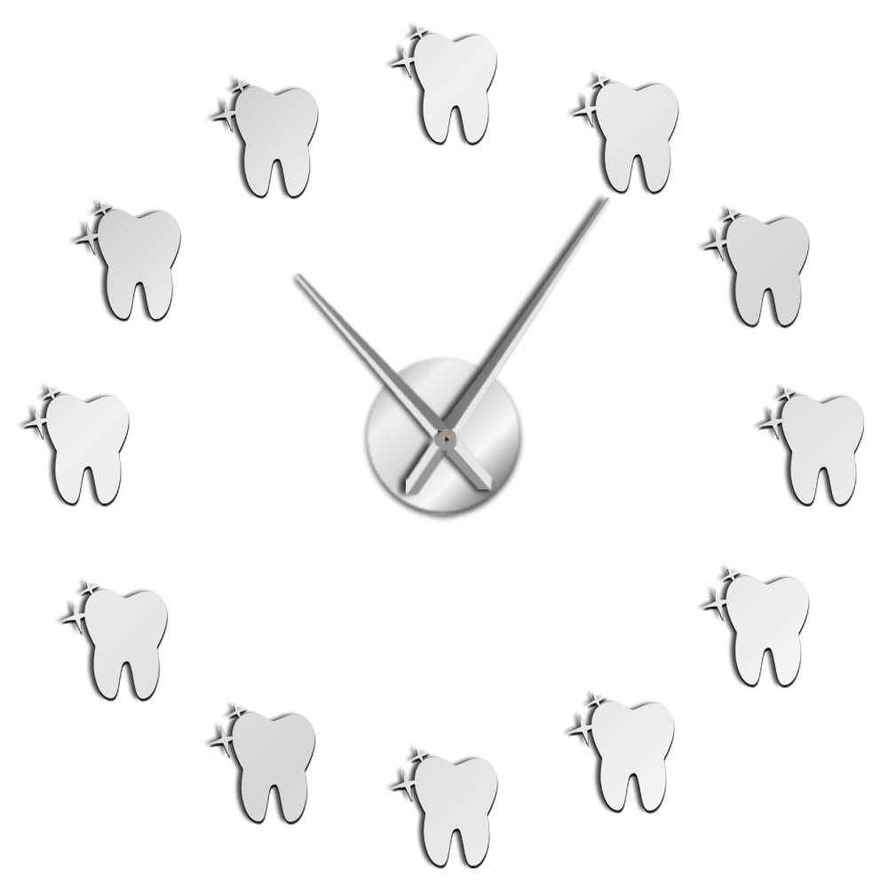 DIY Wall Clock  | Dentist Teeth | 19'' - 37'' | AWC028