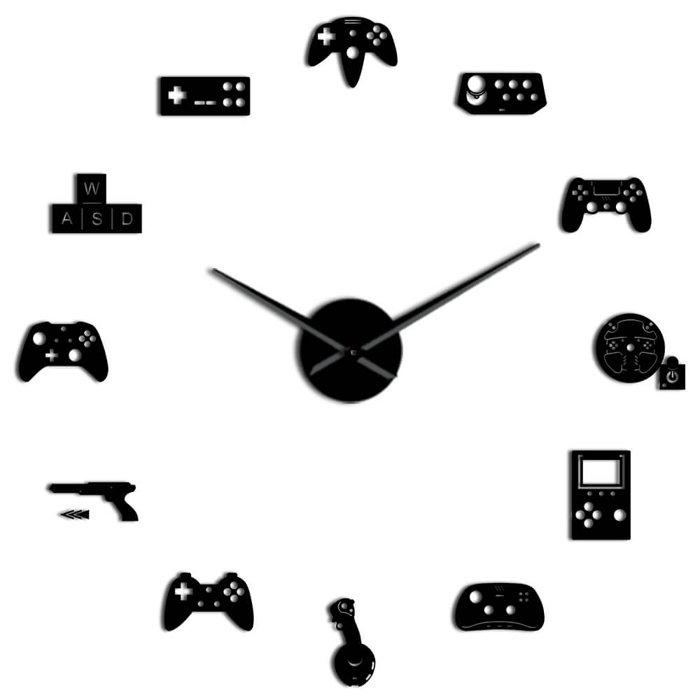 DIY Wall Clock  | Game Controller | 19'' - 37'' | AWC020