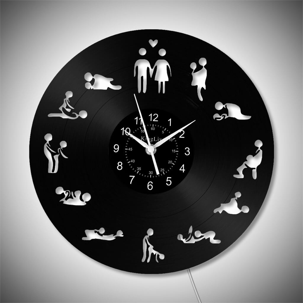 LED Vinyl Wall Clock | Sex | 12'' | 0263WPB