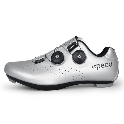 Silver Road Cycling Bike Spin Shoes