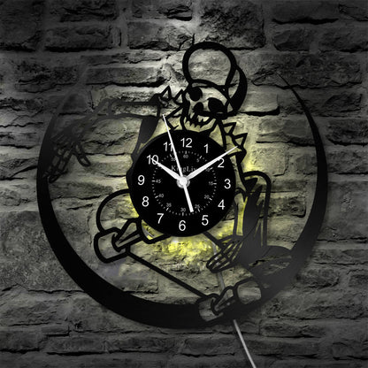 LED Vinyl Wall Clock | Skateboarding | 12'' | 0301WPB