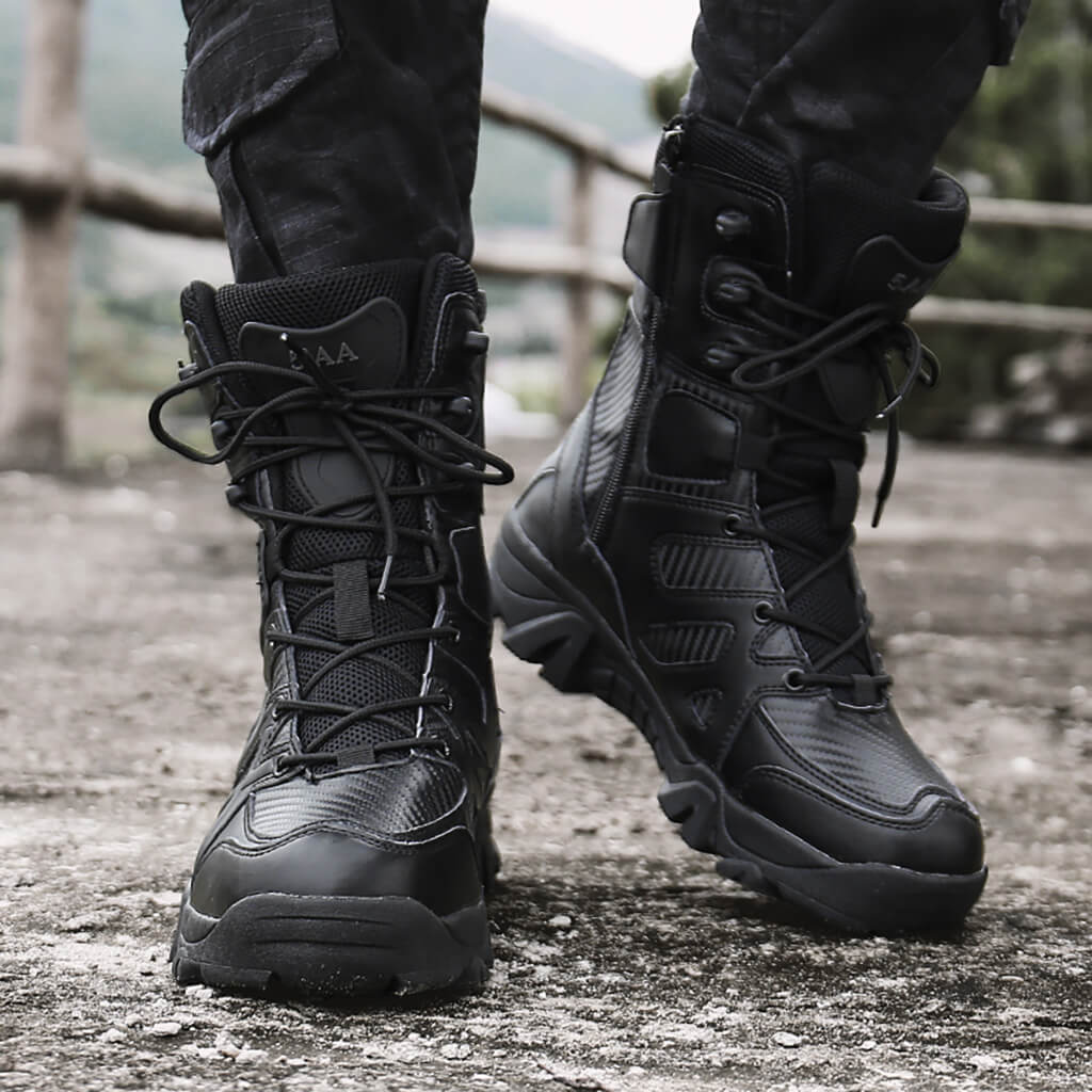 men's combat military tactical army ankle boots