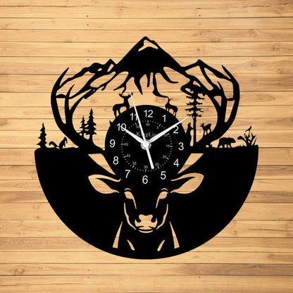 LED Vinyl Wall Clock | Deer