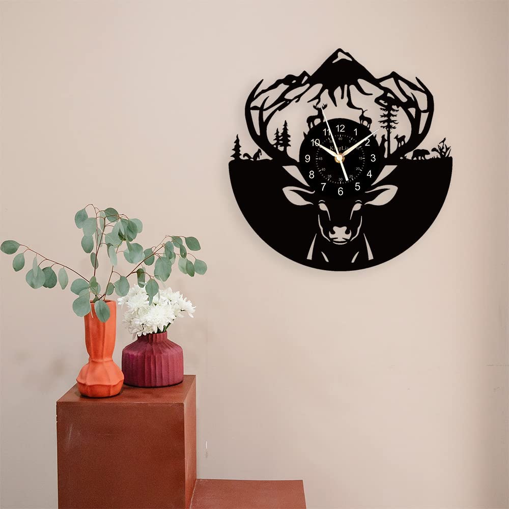 LED Vinyl Wall Clock | Deer