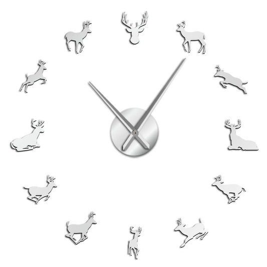 DIY Wall Clock  | Deer Moose | 19'' - 37'' | AWC001