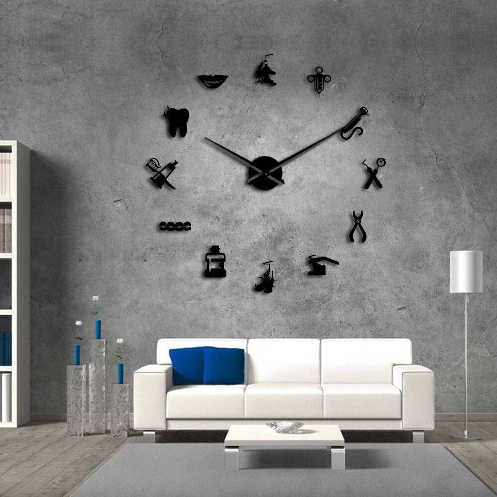 DIY Wall Clock  | Dentist | 19'' - 37'' | AWC004