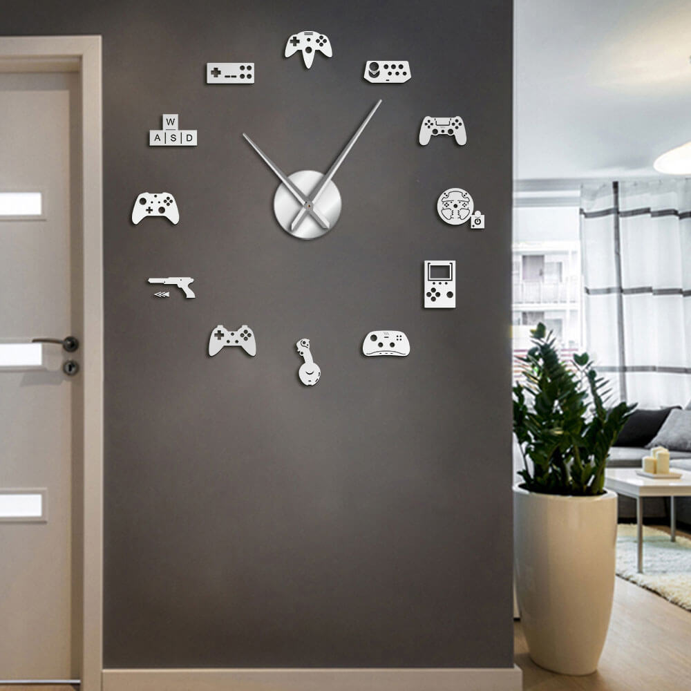 DIY Wall Clock  | Game Controller | 19'' - 37'' | AWC020
