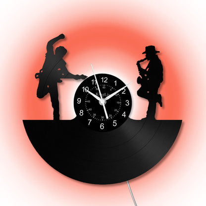 LED Vinyl Wall Clock | Music Band | 12'' | 0152WPB