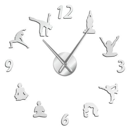 DIY Wall Clock  | Yoga | 19'' - 37'' | AWC021