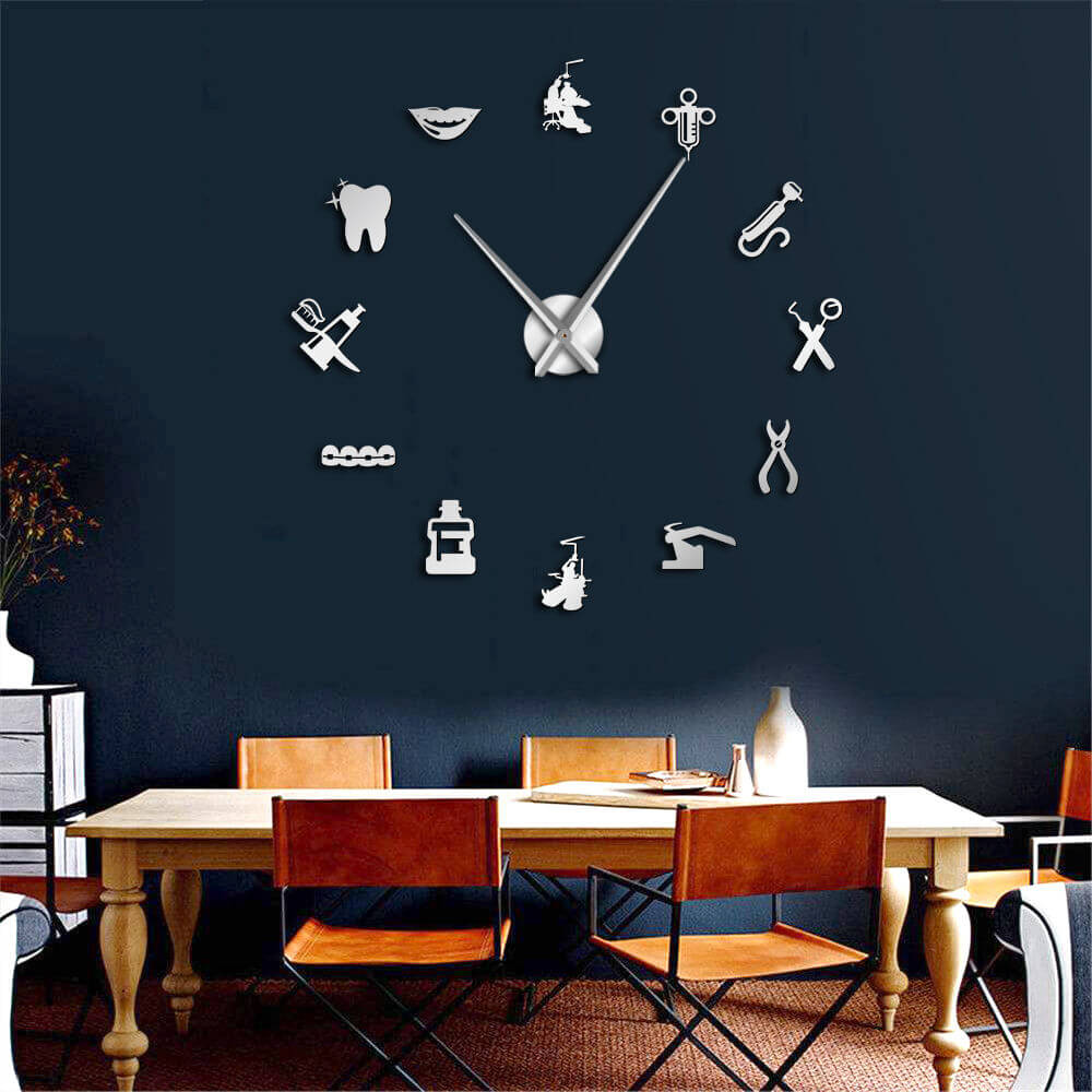 DIY Wall Clock  | Dentist | 19'' - 37'' | AWC004