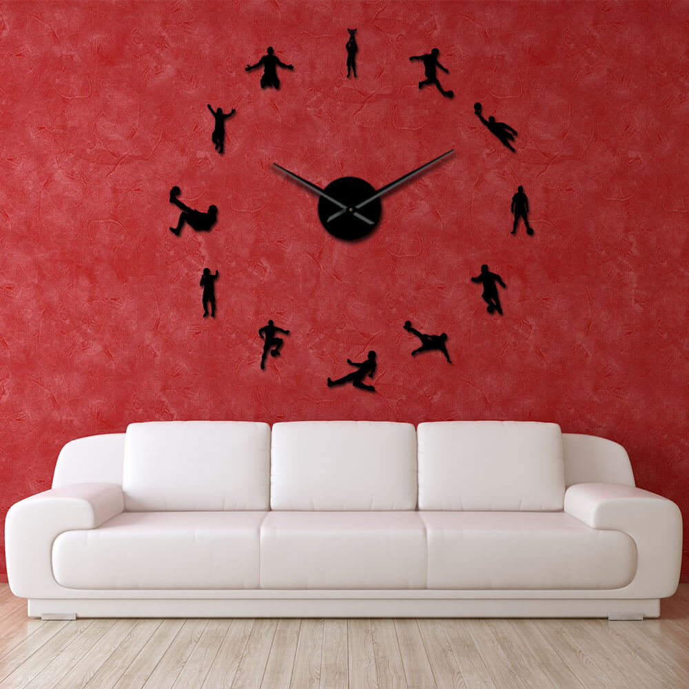 DIY Wall Clock  | Football | 19'' - 37'' | AWC033