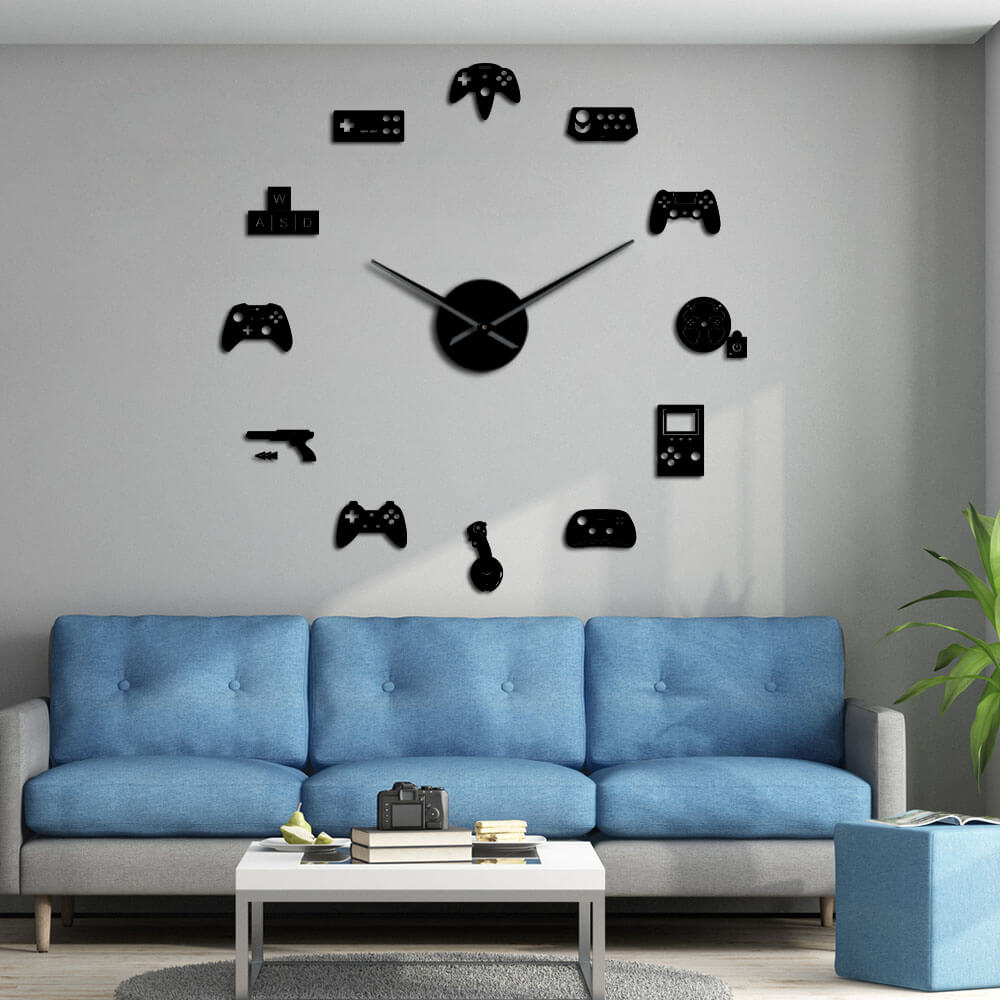 DIY Wall Clock  | Game Controller | 19'' - 37'' | AWC020