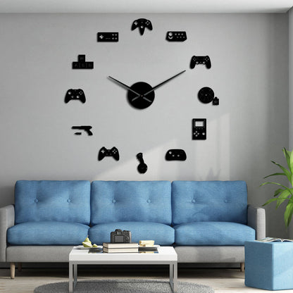 DIY Wall Clock  | Game Controller | 19'' - 37'' | AWC020