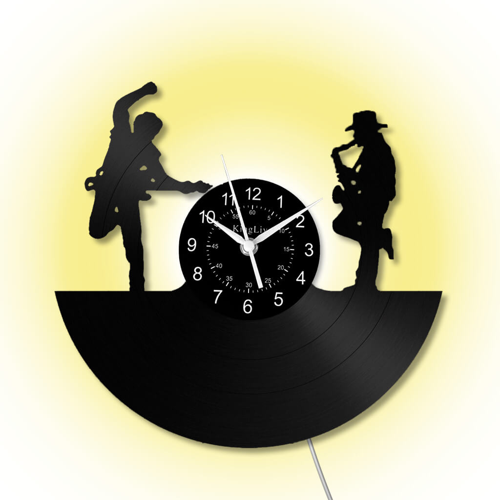 LED Vinyl Wall Clock | Music Band | 12'' | 0152WPB