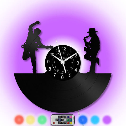 LED Vinyl Wall Clock | Music Band | 12'' | 0152WPB