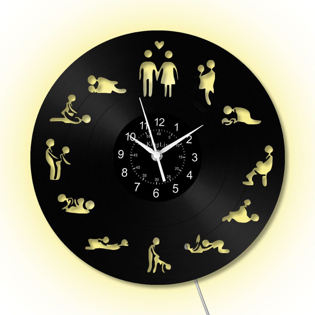 LED Vinyl Wall Clock | Sex | 12'' | 0263WPB