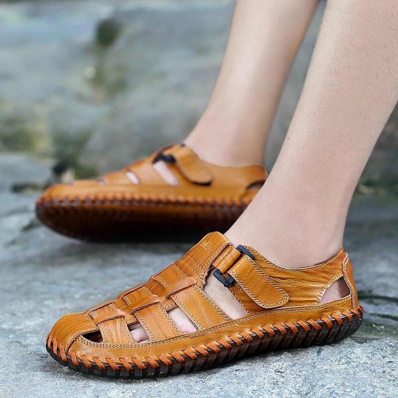 Men's Leather Sandals | 99006