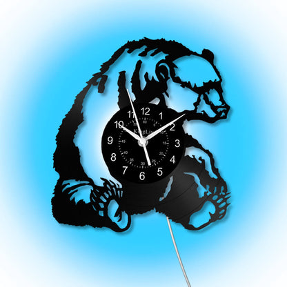 LED Vinyl Wall Clock | Bear | 12'' | 0294WPB
