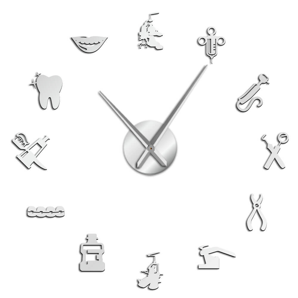 DIY Wall Clock  | Dentist | 19'' - 37'' | AWC004