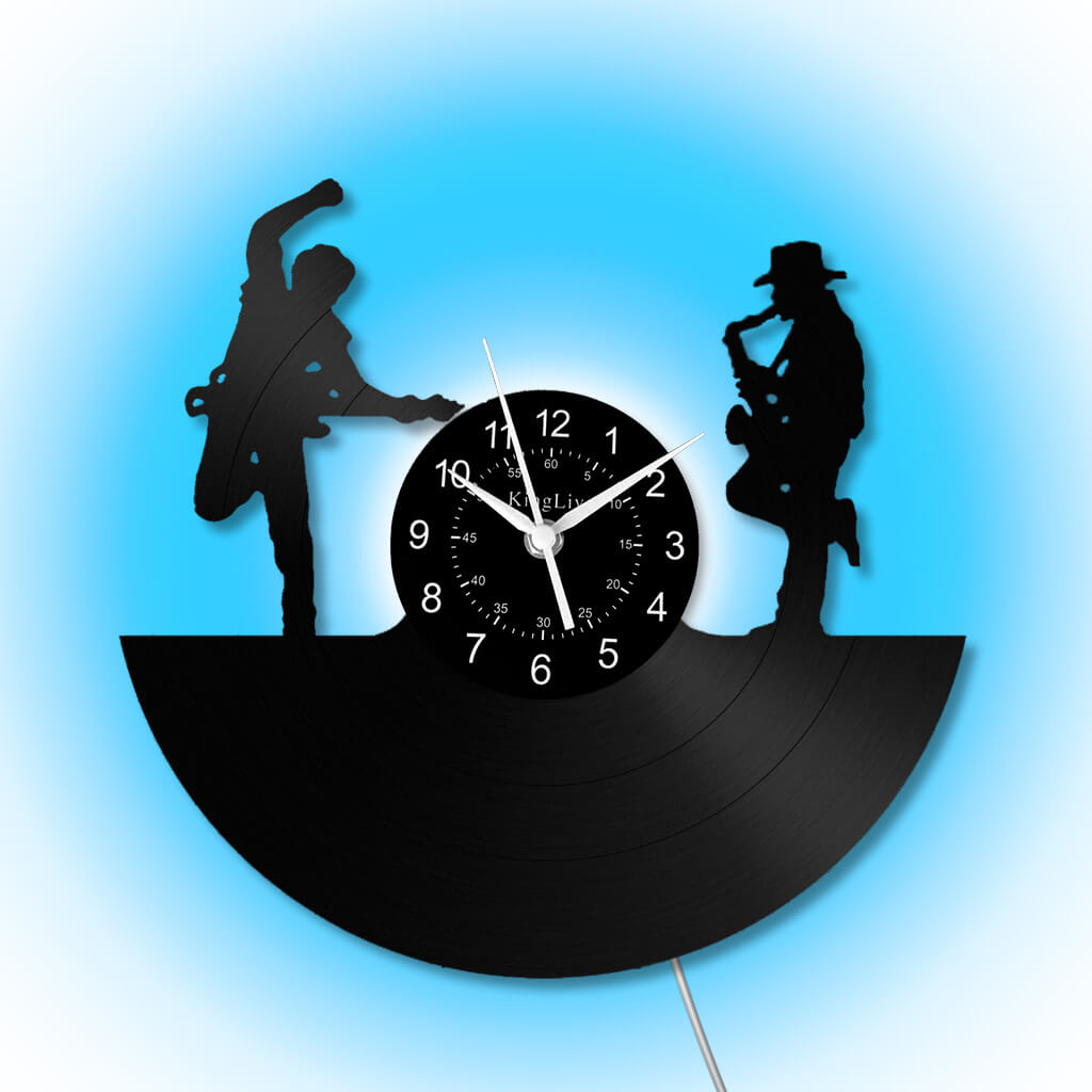 LED Vinyl Wall Clock | Music Band | 12'' | 0152WPB