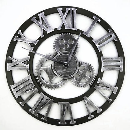 vintage steampunk wall clock