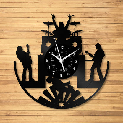 Vinyl Wall Clock | Band Music | 12'' | 0118WPB