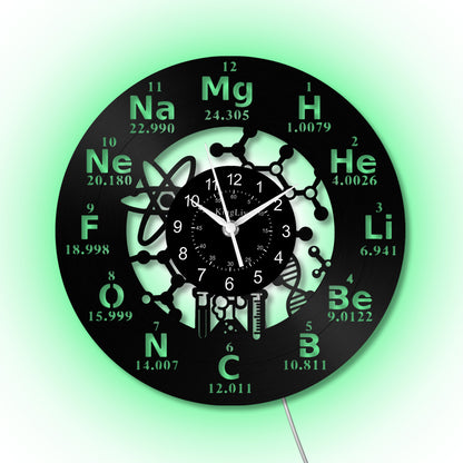 LED Vinyl Wall Clock | Chemistry | 12'' | 0265WPB
