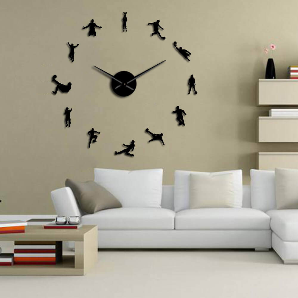DIY Wall Clock  | Football | 19'' - 37'' | AWC033