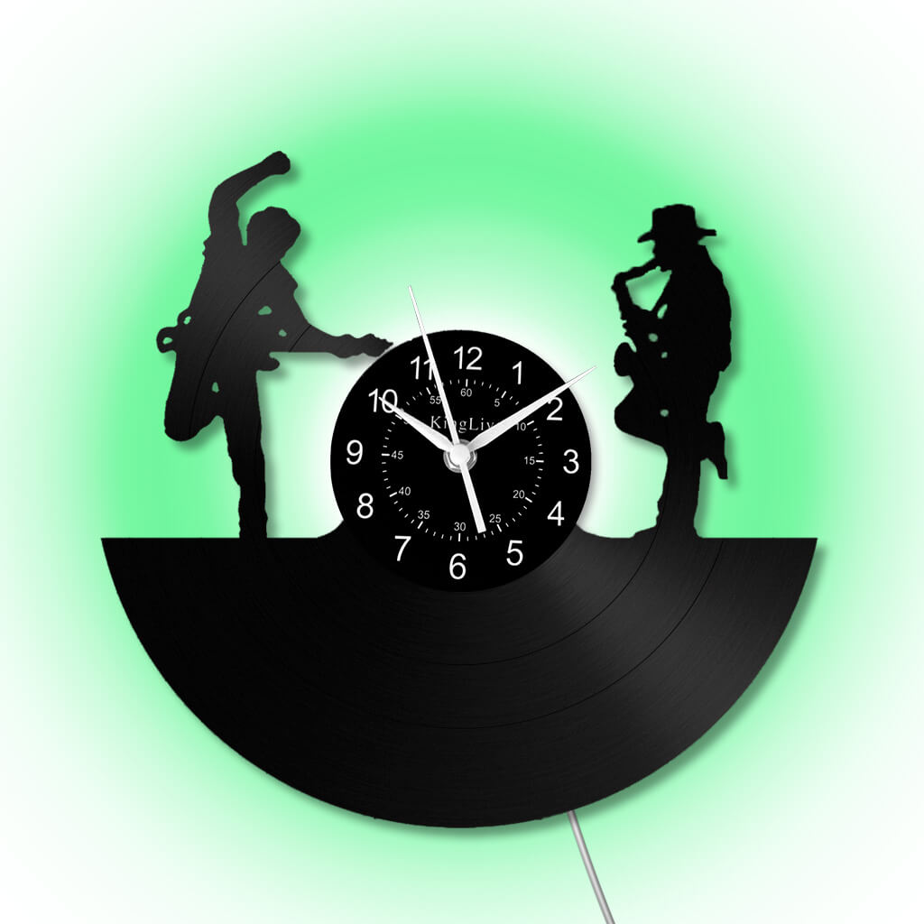 LED Vinyl Wall Clock | Music Band | 12'' | 0152WPB