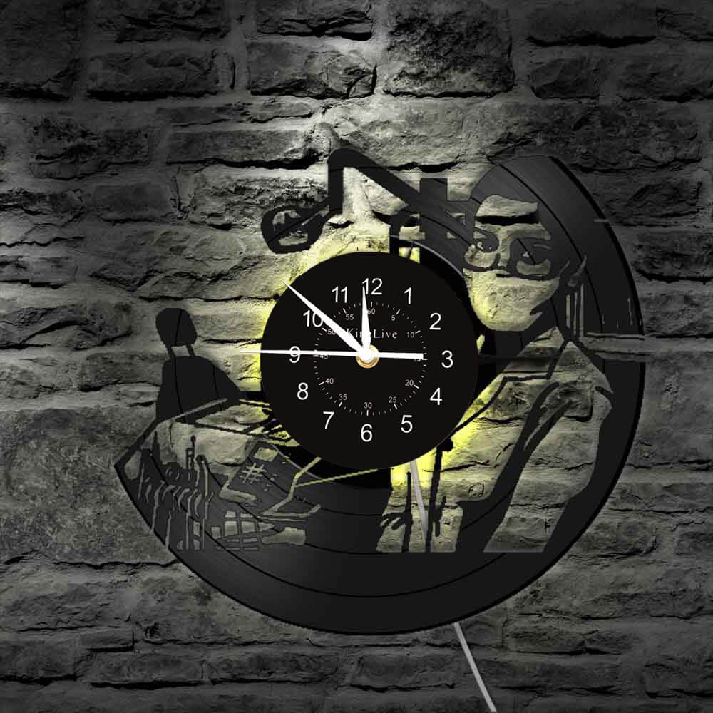 Dentist Led Vinyl Record Wall Clock