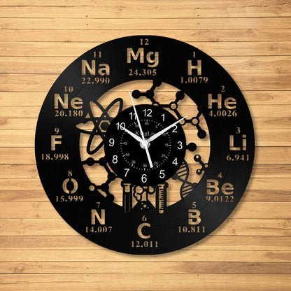 LED Vinyl Wall Clock | Chemistry | 12'' | 0265WPB