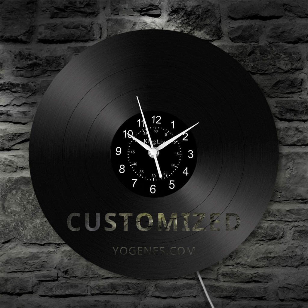 LED Vinyl Wall Clock | Customized | 12''