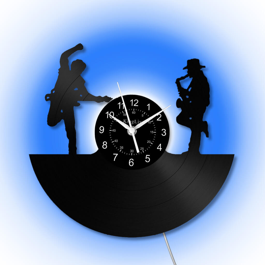 LED Vinyl Wall Clock | Music Band | 12'' | 0152WPB
