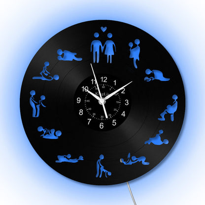 LED Vinyl Wall Clock | Sex | 12'' | 0263WPB