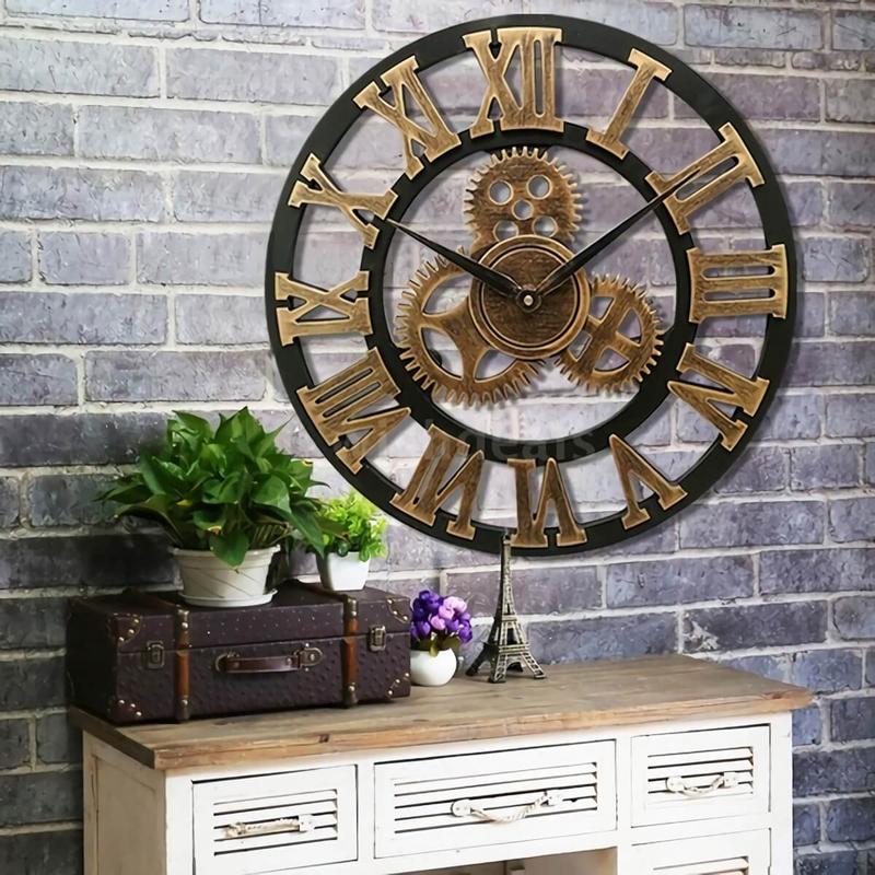 vintage steampunk wall clock