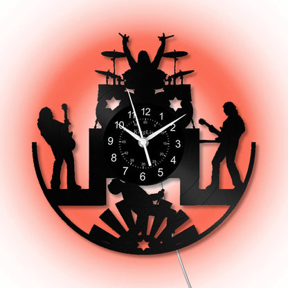 Vinyl Wall Clock | Band Music | 12'' | 0118WPB