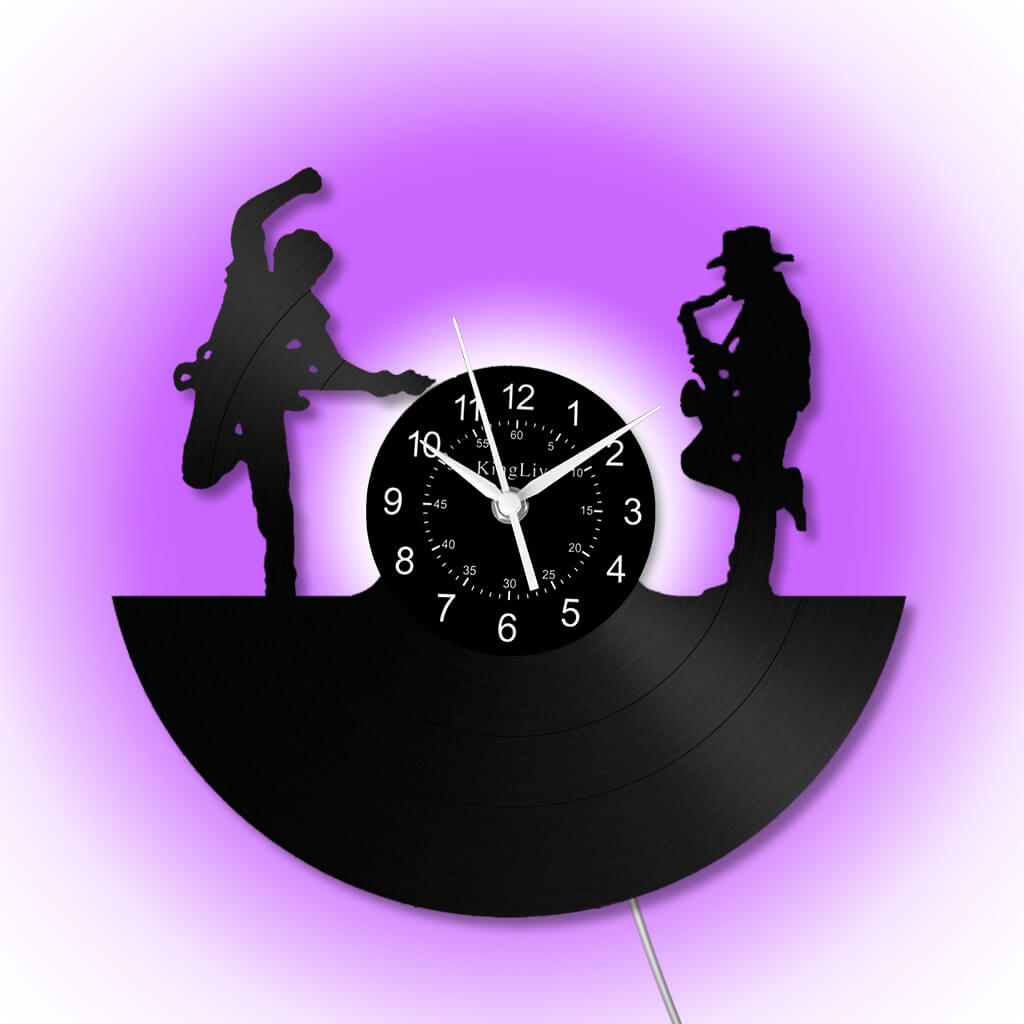 LED Vinyl Wall Clock | Music Band | 12'' | 0152WPB