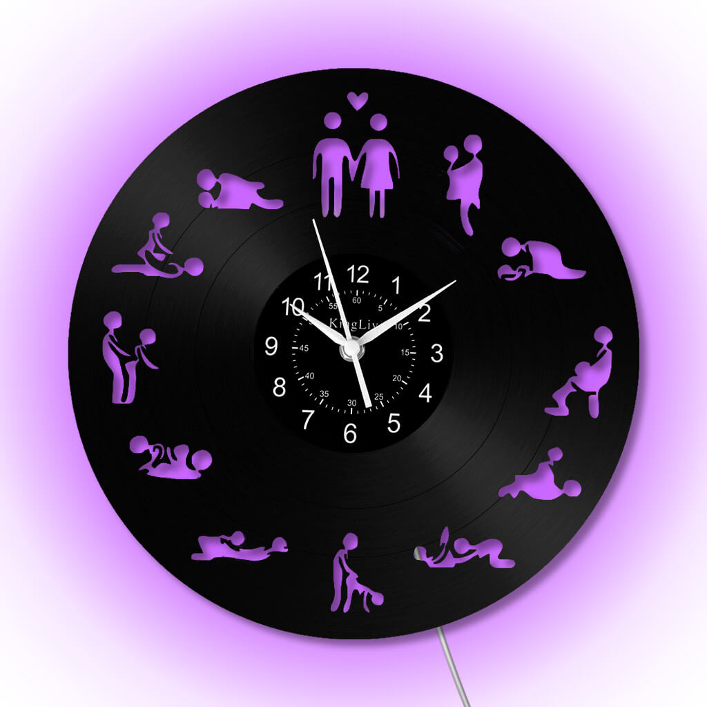 LED Vinyl Wall Clock | Sex | 12'' | 0263WPB
